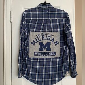 University of Michigan flannel shirt